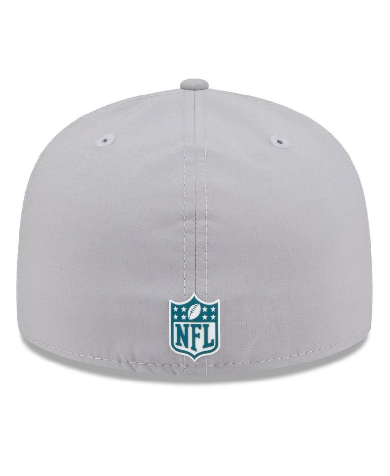 Men's Gray Philadelphia Eagles 2025 Sideline 59FIFTY Fitted Hat