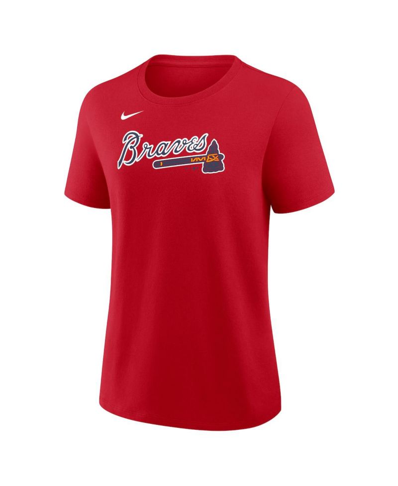 Women's Ronald Acu&ntilde;a Jr. Red Atlanta Braves Name & Number T-Shirt