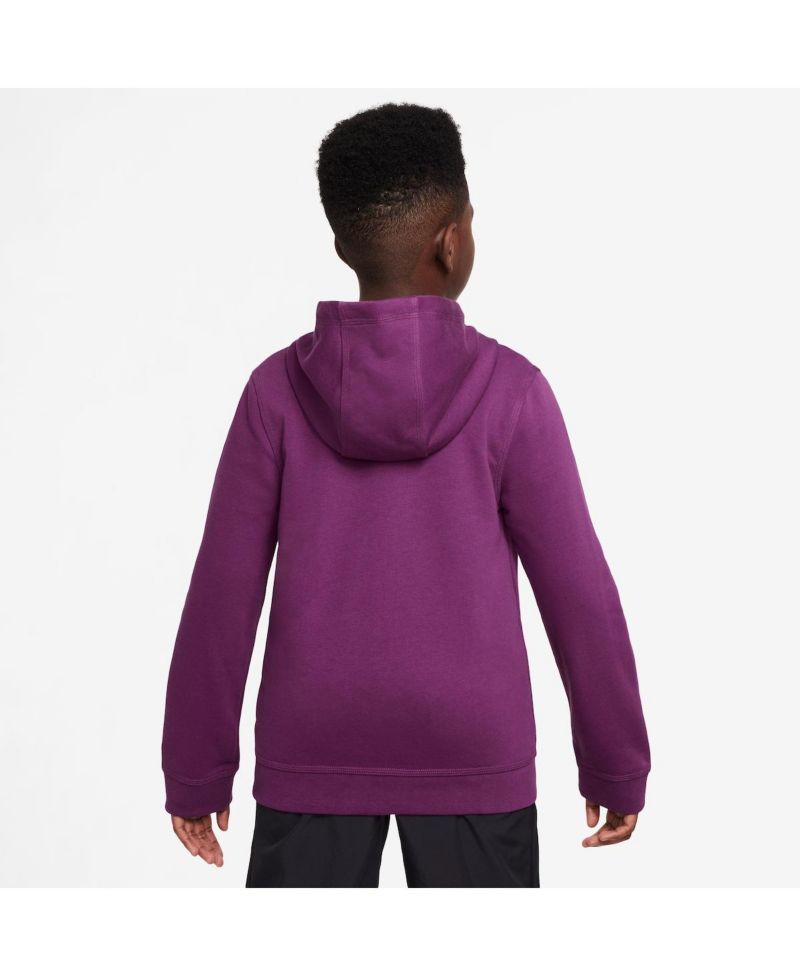 Big Boys and Girls Purple Barcelona 2025/26 Club Full-Zip Hooded Jacket