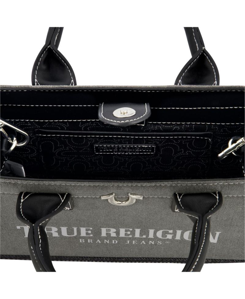 Modern Edge Denim Tote