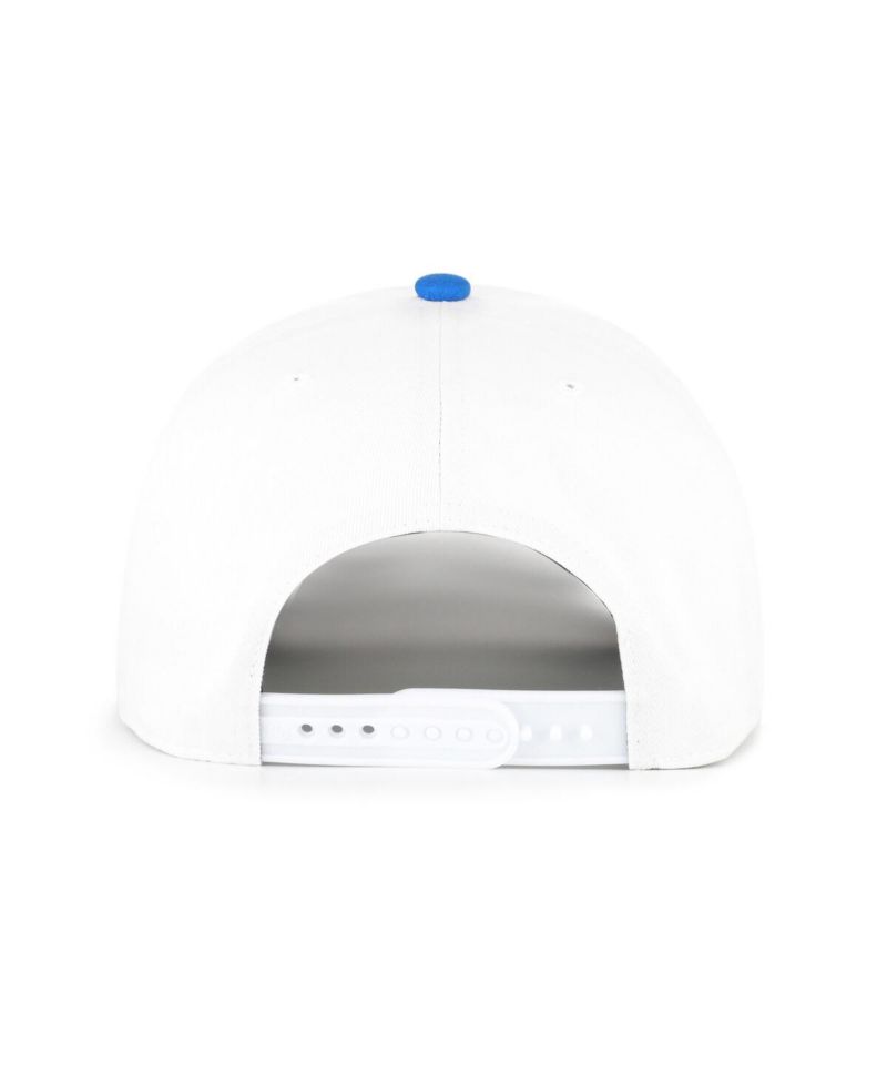 Men's White/Blue Detroit Lions Beach Side Hitch Adjustable Hat