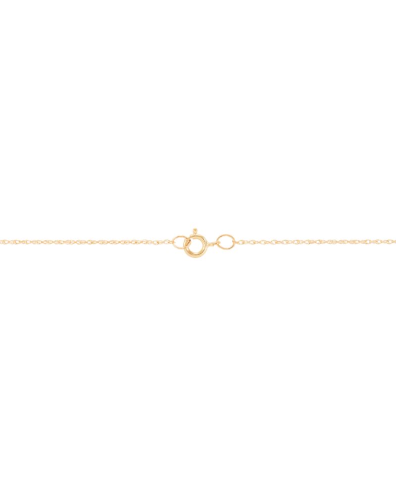 Tricolor Love Knot 18" Pendant Necklace in 10k Yellow, White & Rose Gold