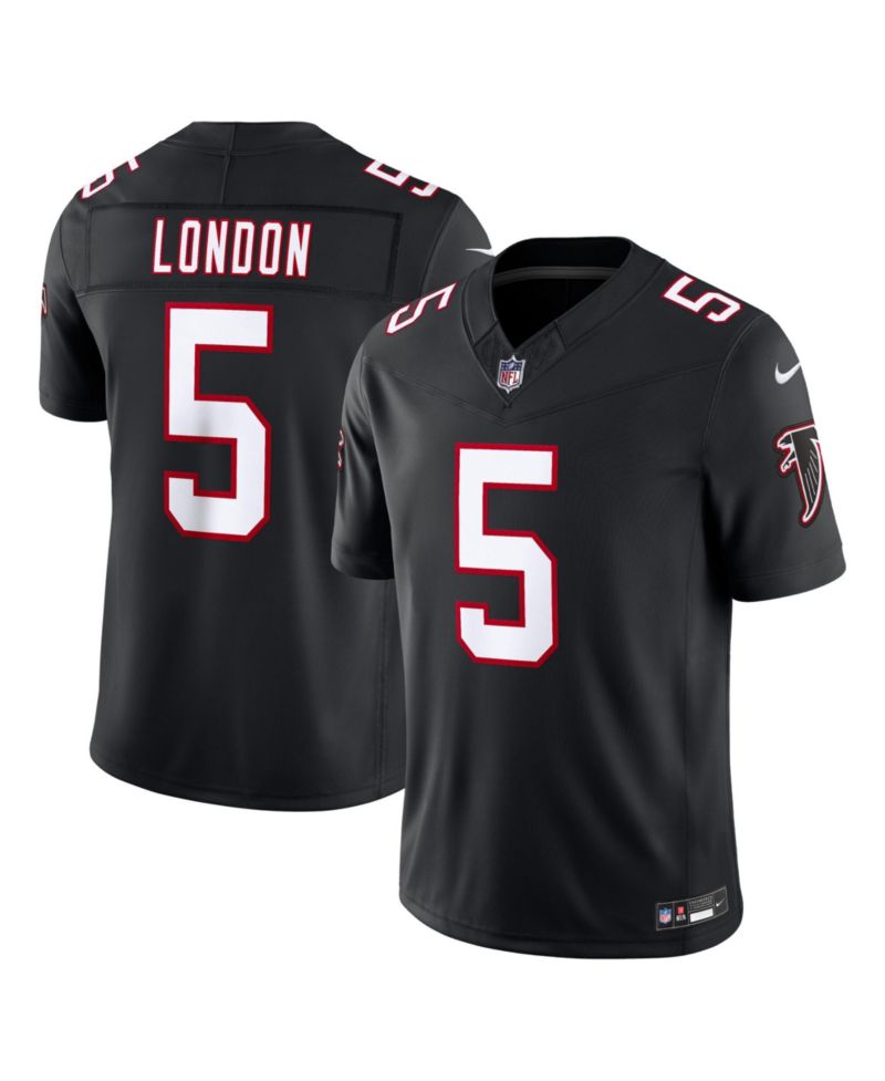 Men's Drake London Black Atlanta Falcons Alternate Throwback Vapor F.U.S.E. Stitched Limited Jersey