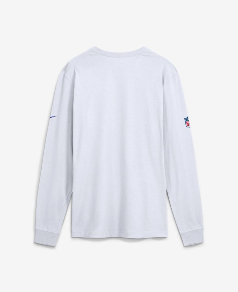 Men's Los Angeles Rams Fearsome White Option Offense Long Sleeve T-Shirt