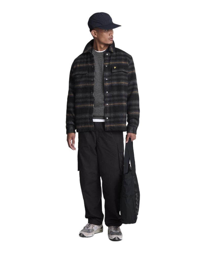 Men's Lambswool Blend Crew Neck Sweater