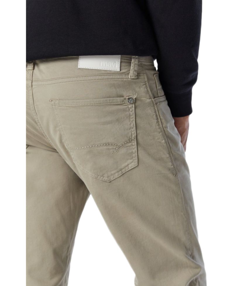Men's Zach Twill Regular-Rise Straight-Leg Pants