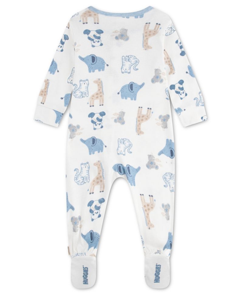 Baby Boys' Babywear Long-Sleeve Footed Coverall