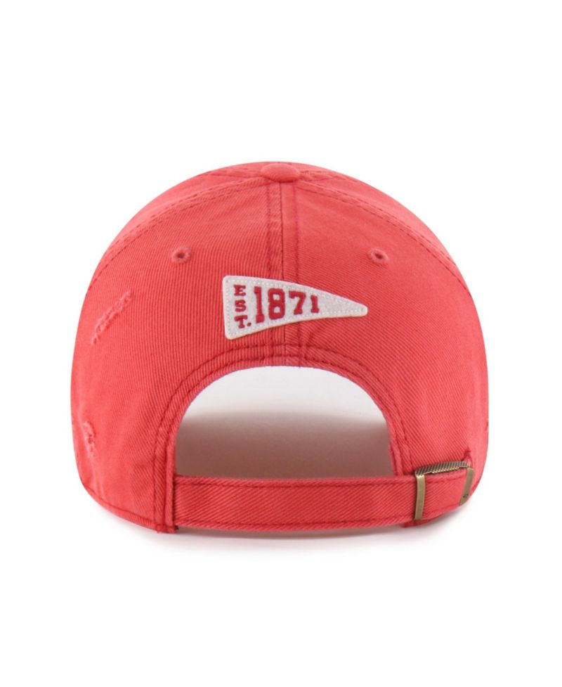 Men's and Women's Cardinal Arkansas Razorbacks Well-Worn Seymore Clean Up Adjustable Hat