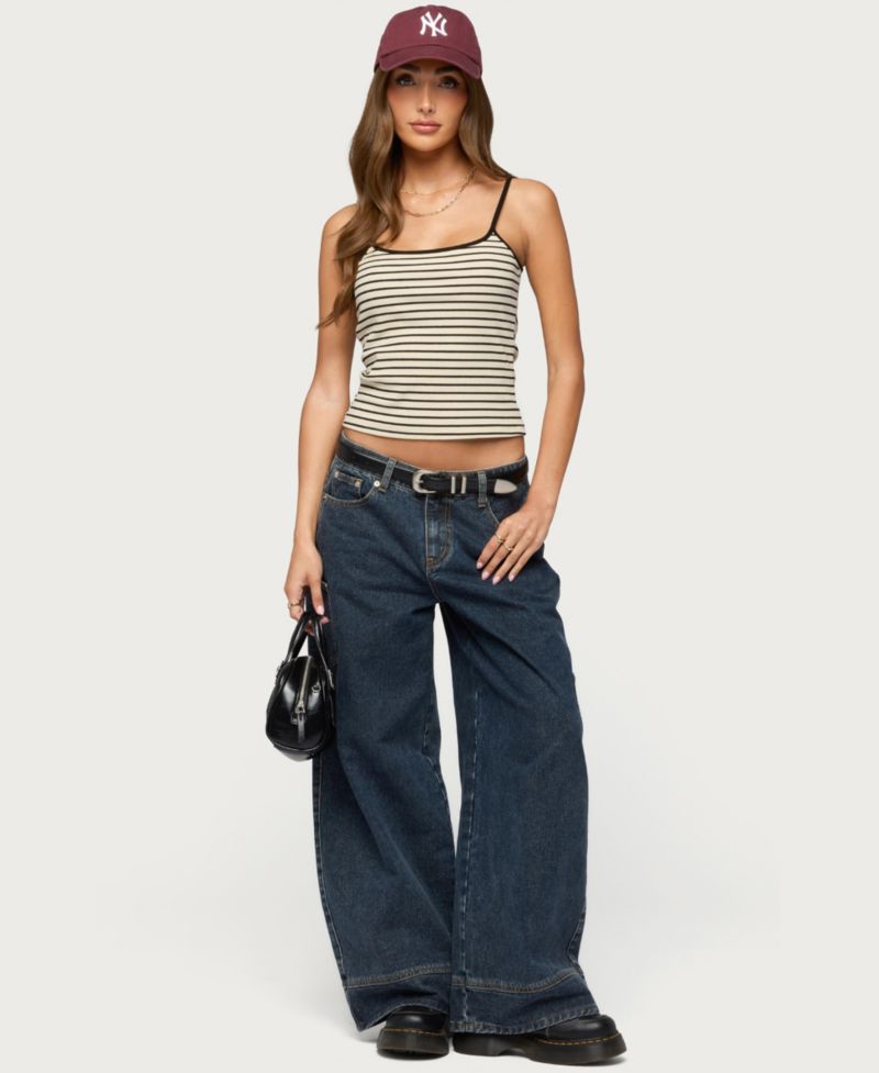 Women's Gretta Striped Ribbed Tank Top