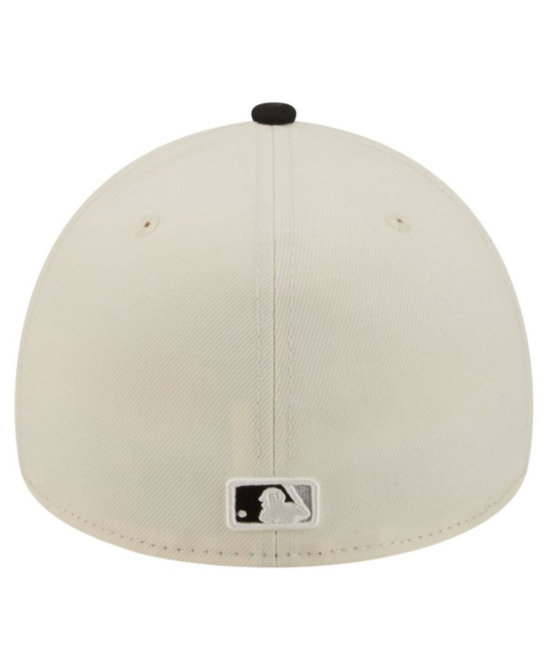 Men's Cream Chicago White Sox Chrome A-Frame 59FORTY Fitted Hat