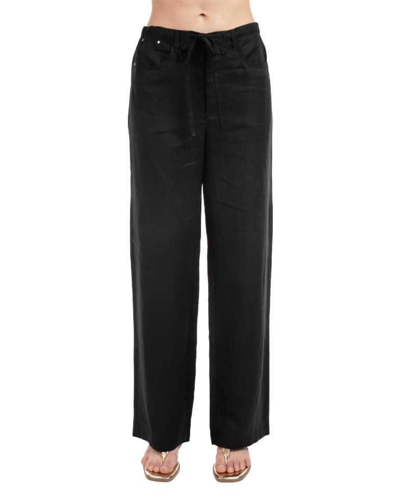 Women's Linen Drawcord Pant