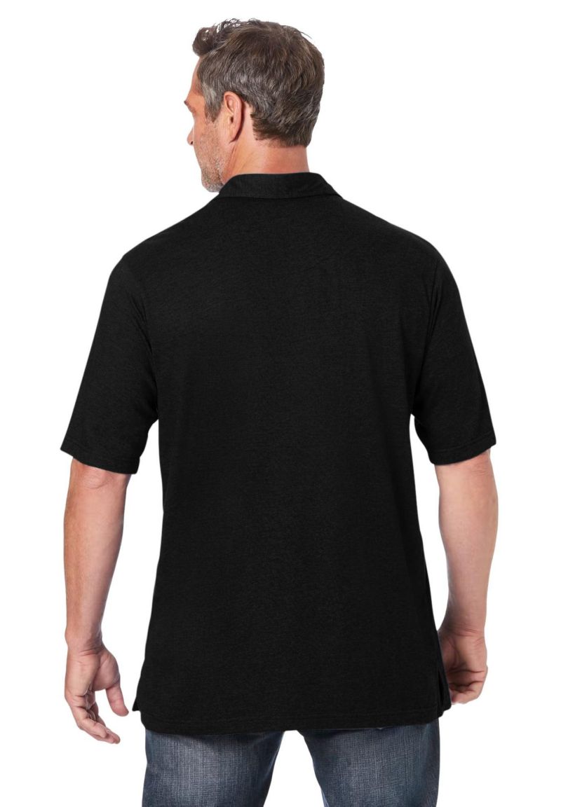 Big & Tall Shrink-Less Lightweight Polo
