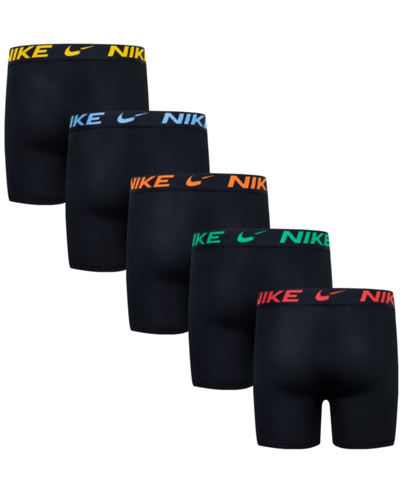 Нижнее белье-боксеры из полиэстера Dri-FIT Color Pop Boxer Briefs для больших мальчиков, 5 упаковок