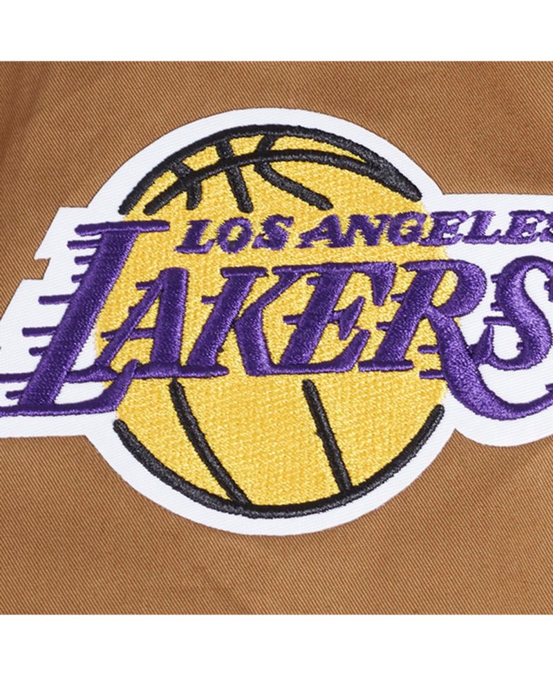 Men's Brown Los Angeles Lakers Paint The City Full-Zip Jacket
