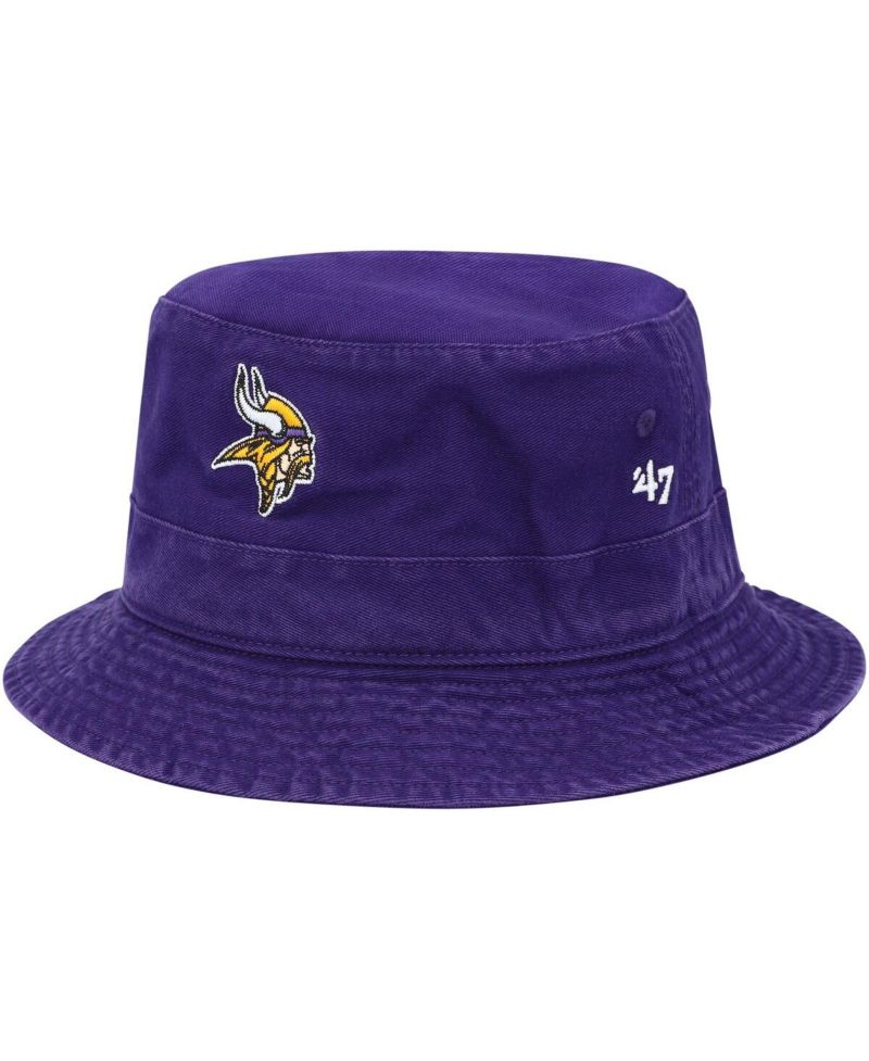 Men's Purple Minnesota Vikings Primary Bucket Hat