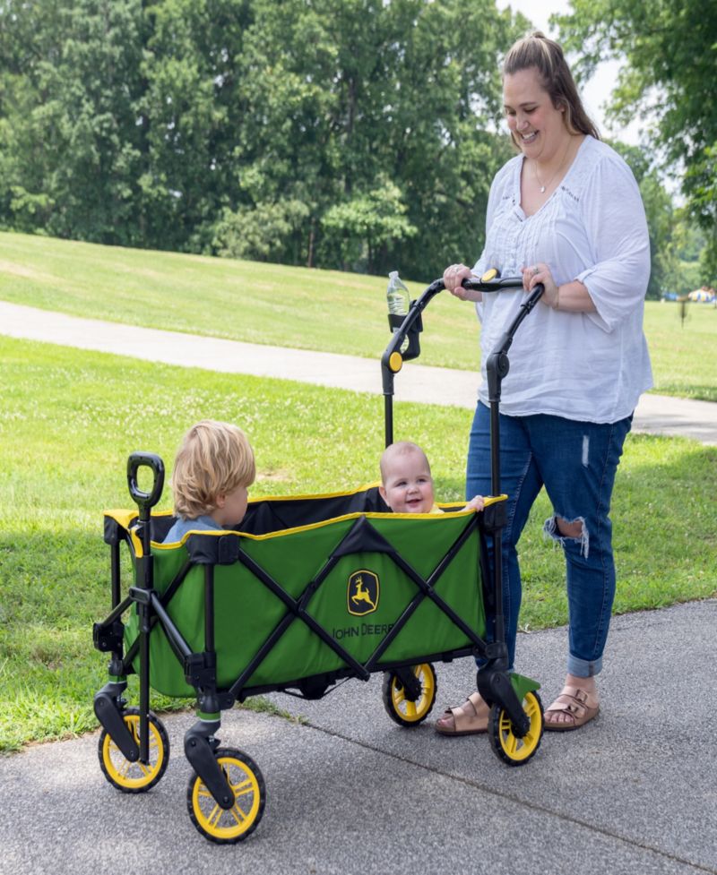 Baby John Deere Pop 'N Ride Stroller Wagon