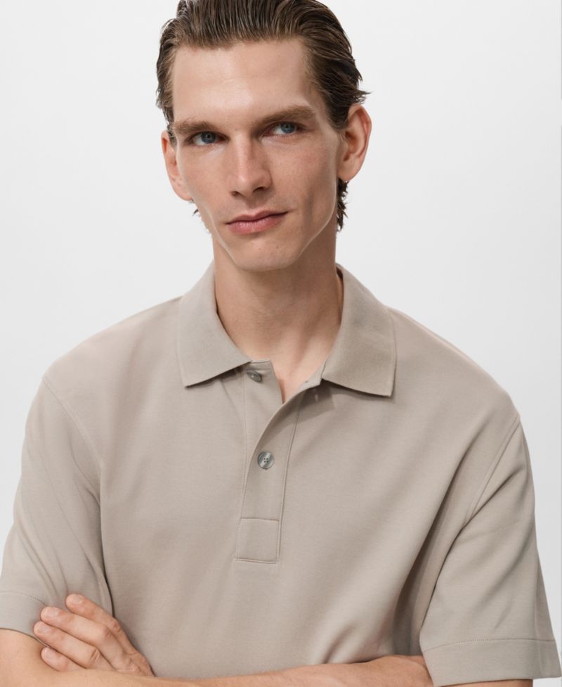 Men's Relaxed-Fit Cotton Polo Shirt
