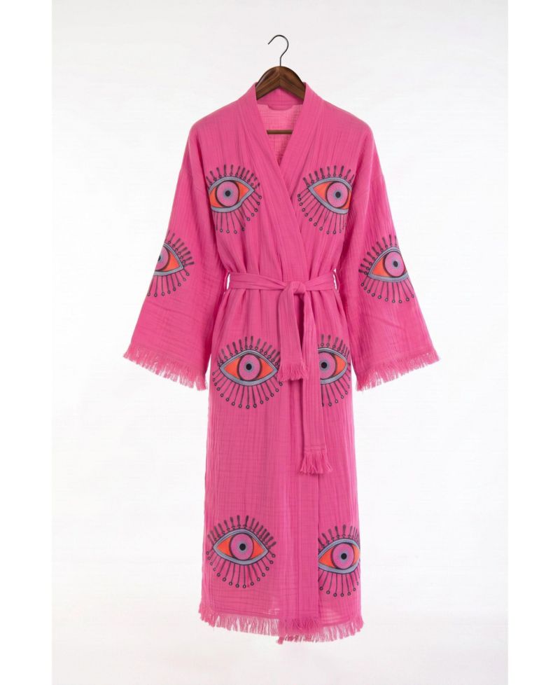 Women's Aria Long-Sleeve V-Neck Caftan Cover-Up Robe