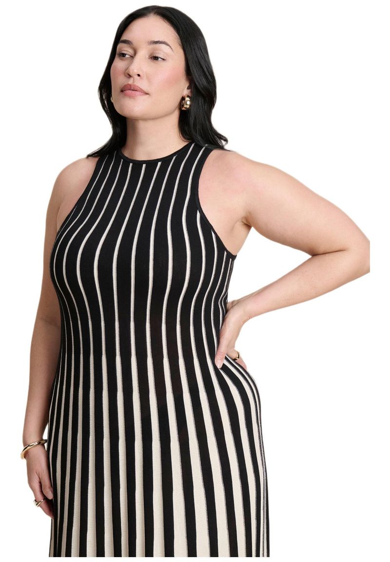 Women's Two Tone Sweater Dress