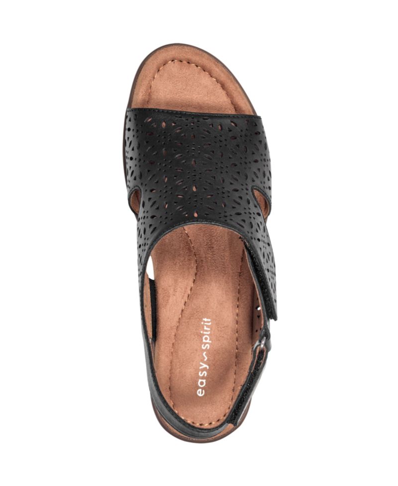 Women's Calix Laser Cut Leather Slingback Sandals