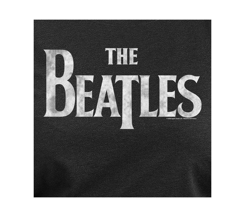 Trendy Plus Size the Beatles Logo Graphic Pullover T-shirt