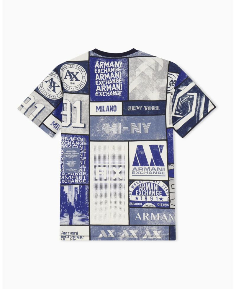 Men's Short Sleeve Collage Logo T-Shirt