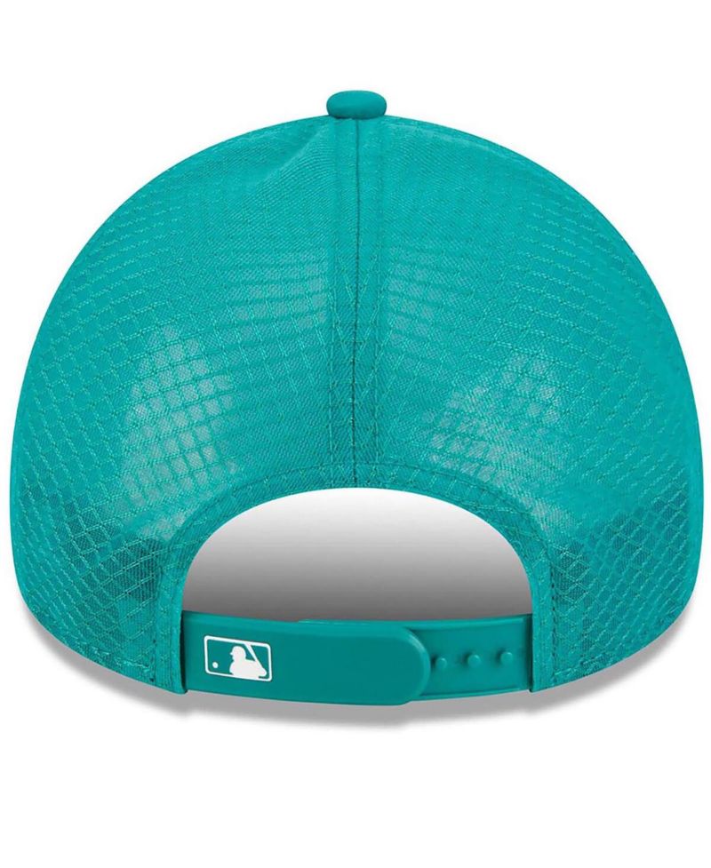 Men's Teal Seattle Mariners 2026 Batting Practice Alternate Apex 9FORTY Adjustable Hat