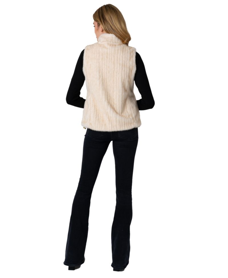 Women's Reversible Faux Fur Vest