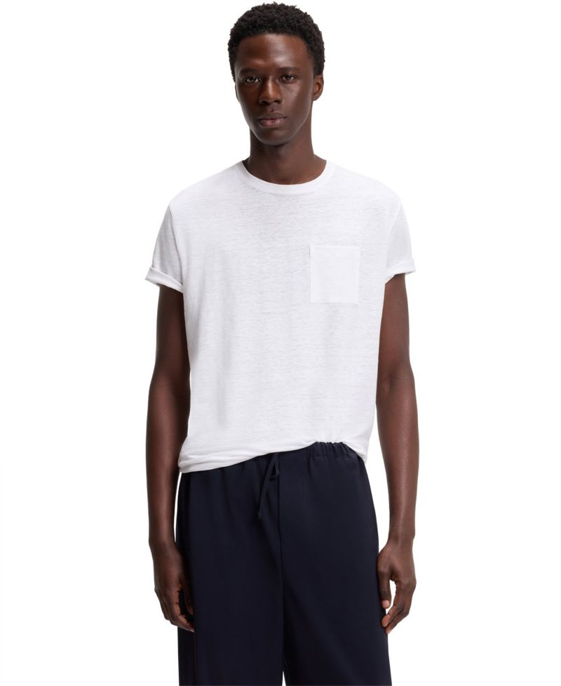 BECKHAM x BOSS Men's Linen T-Shirt