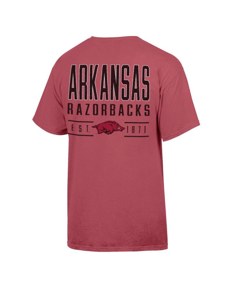 Men's Cardinal Arkansas Razorbacks Big Name T-Shirt