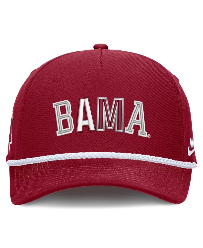 Men's and Women's Crimson Alabama Crimson Tide 2026 Basketball Refresh 5-Panel Rope Rise Hat