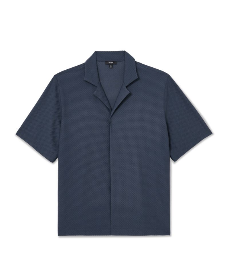 Men's Samson Textured Cuban Shirt