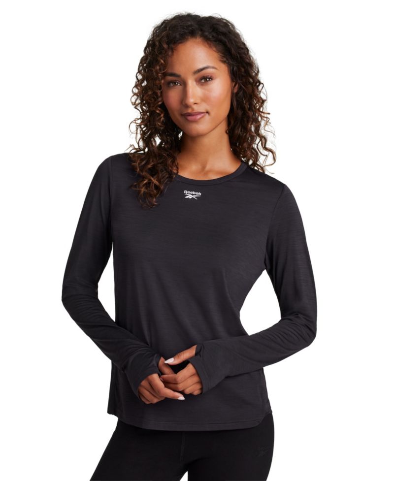 Women's Marled Performance Long-Sleeve Training Top