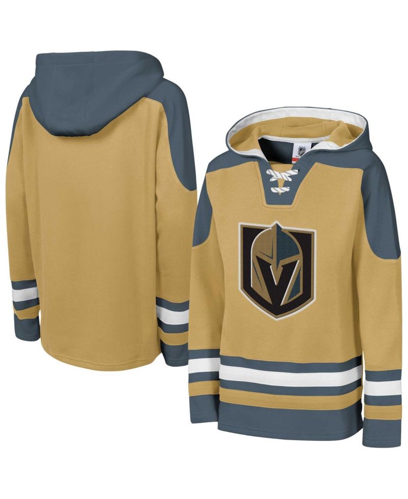 Youth Gold Vegas Golden Knights Must Have Home V-Neck Pullover Hoodie