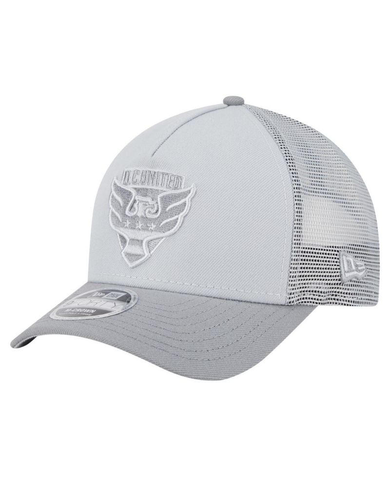 Men's Gray D.C. United Color Pack 9FORTY A-Frame Adjustable Trucker Hat