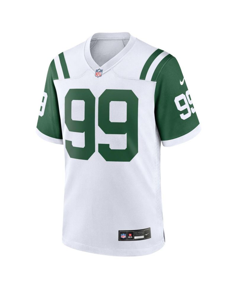 Men's Mark Gastineau White New York Jets Classic Alternate Retired Player Game Jersey