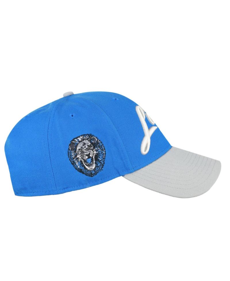 Men's '47 Blue Detroit Lions Throwback MVP Adjustable Hat