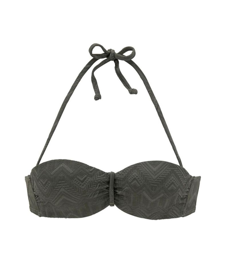 Women's Textured Everyday Comfort Underwire Bikini Top