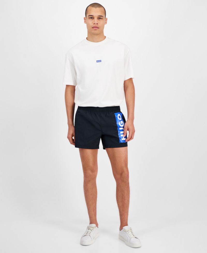 Men's Blue Logo Swim Trunks