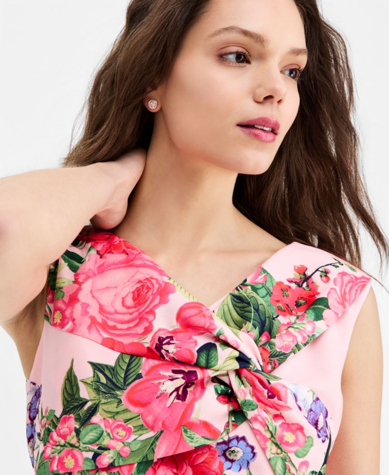 Women's Twisted-Detail Sheath Dress