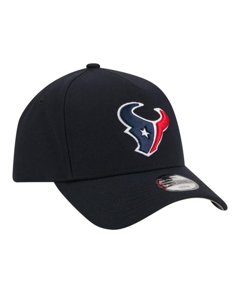 Big Boys and Girls Navy Houston Texans 9FORTY A-Frame Adjustable Hat