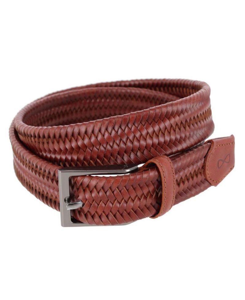 Men's Andres Classic Leather Stretch Dress Belt