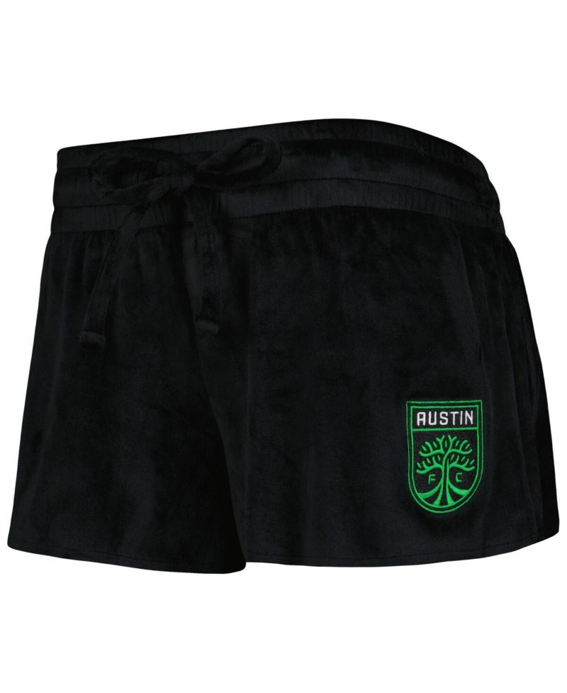 Women's 2-Piece Black Austin FC Intermission T-Shirt and Shorts Sleep Set