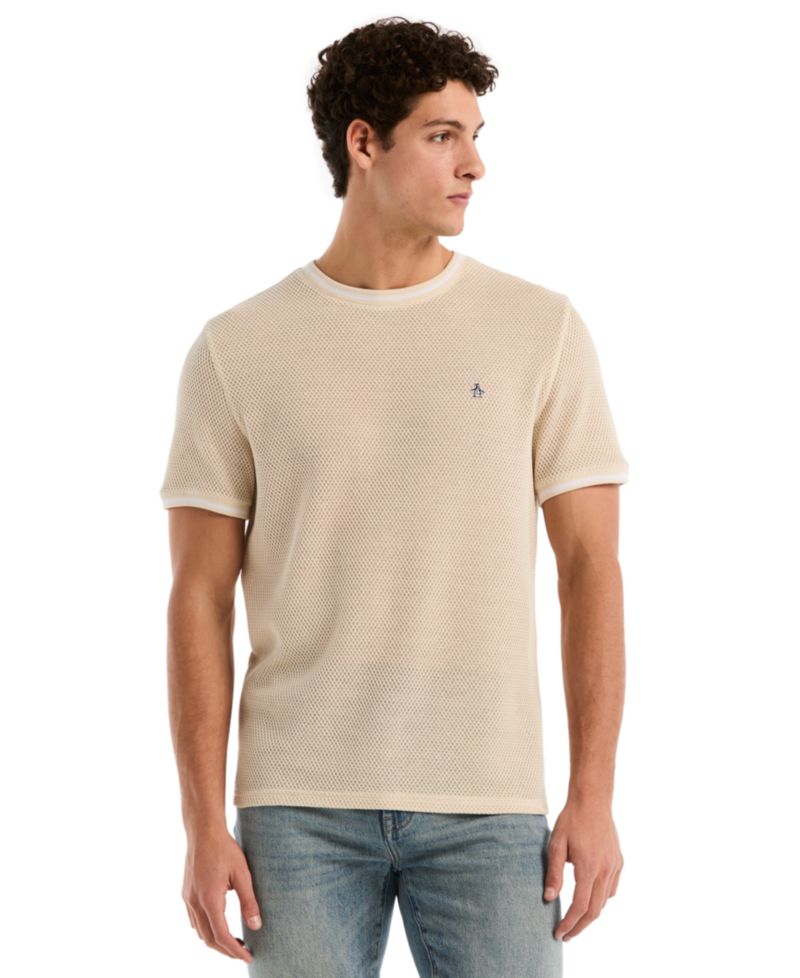 Men's Jacquard Honeycomb T-Shirt