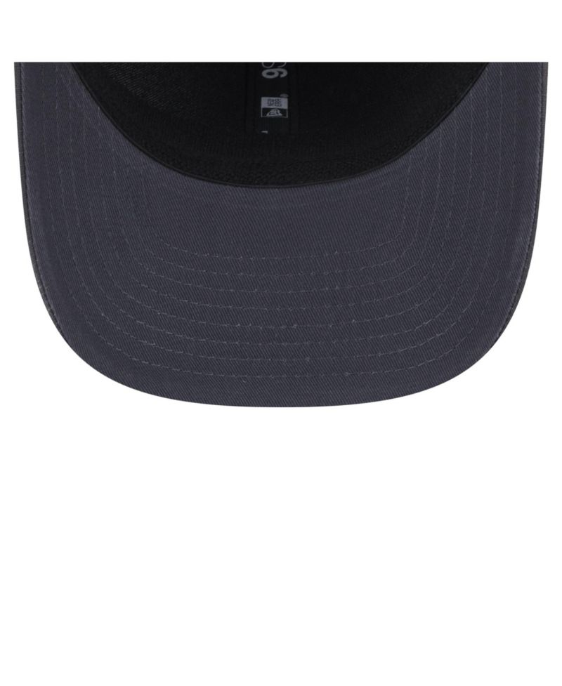 Men's Graphite Los Angeles Lakers Team Elevated Patch 9SEVENTY Adjustable Hat