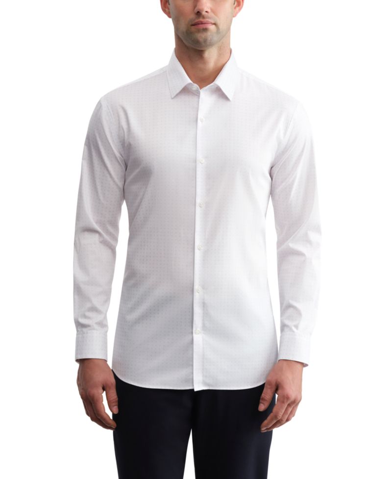 Men's Long-Sleeve Kinetic Stretch Dress Shirt