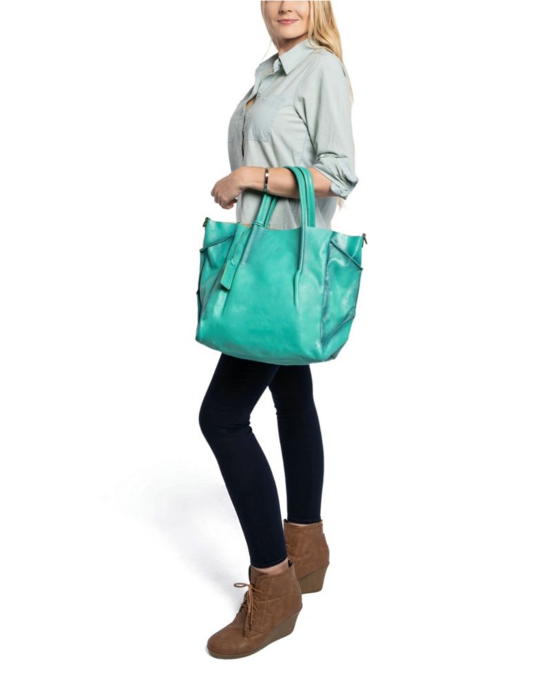 Sprout Land Extra-Large Leather Tote Bag