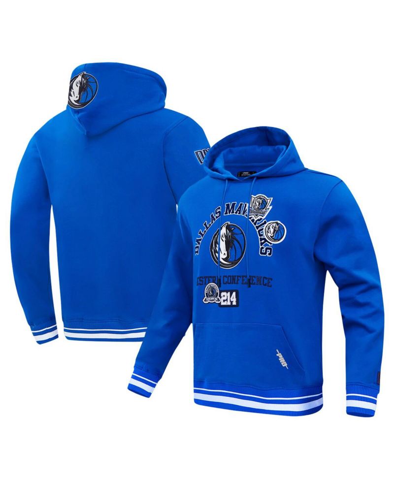 Men's Blue Dallas Mavericks Area Code Pullover Hoodie