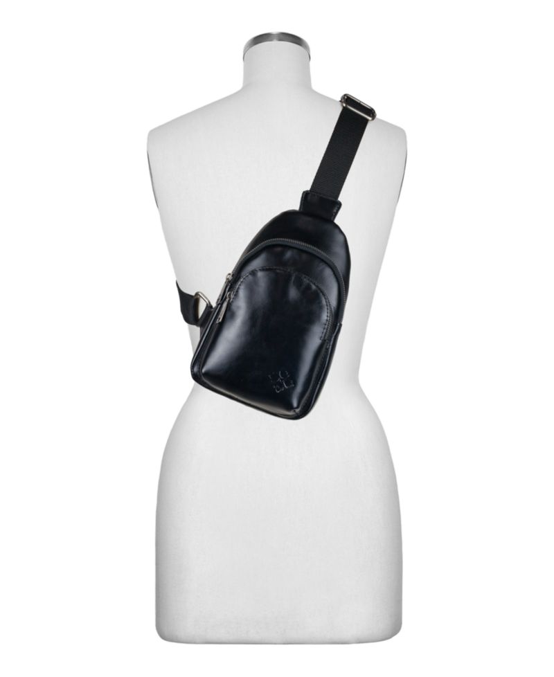 Louetta Small Leather Sling Bag