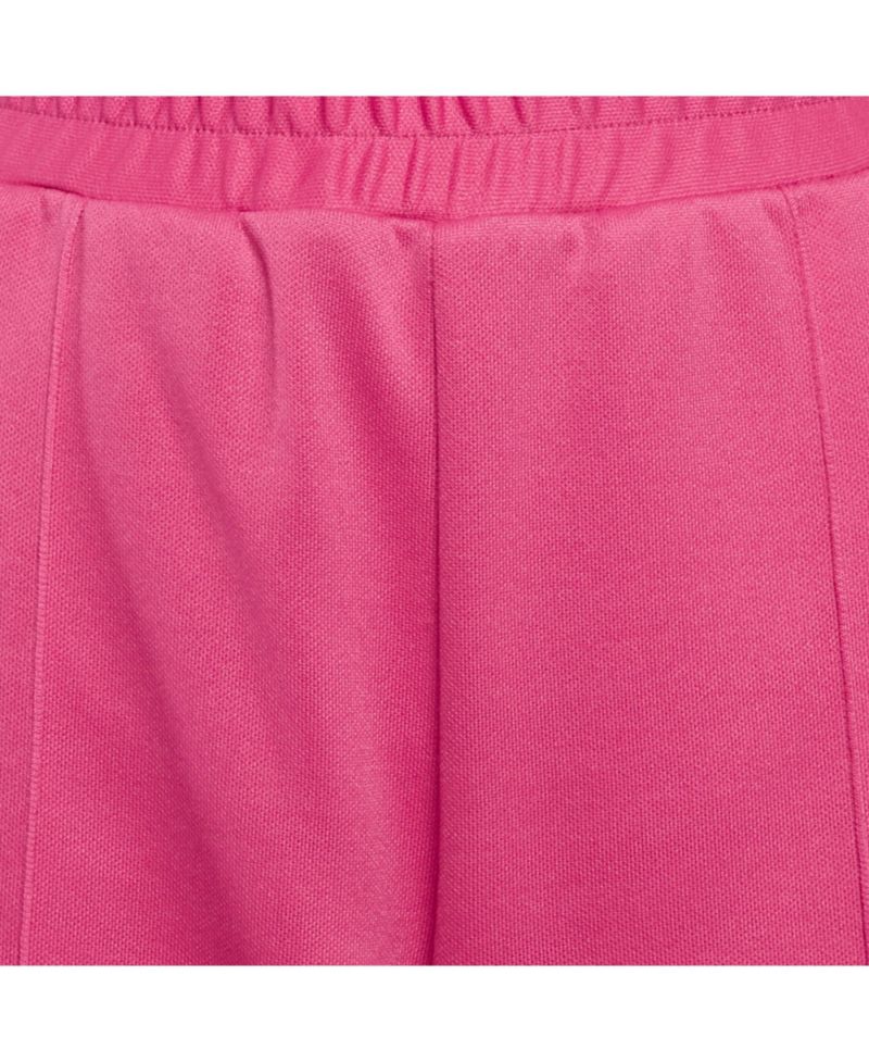 Women's Pink Cotton Jersey Side Striped Track Pants